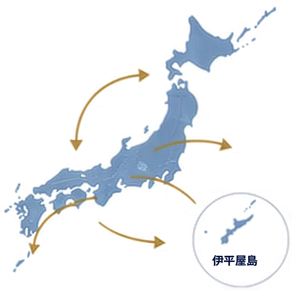 全国出荷イメージ